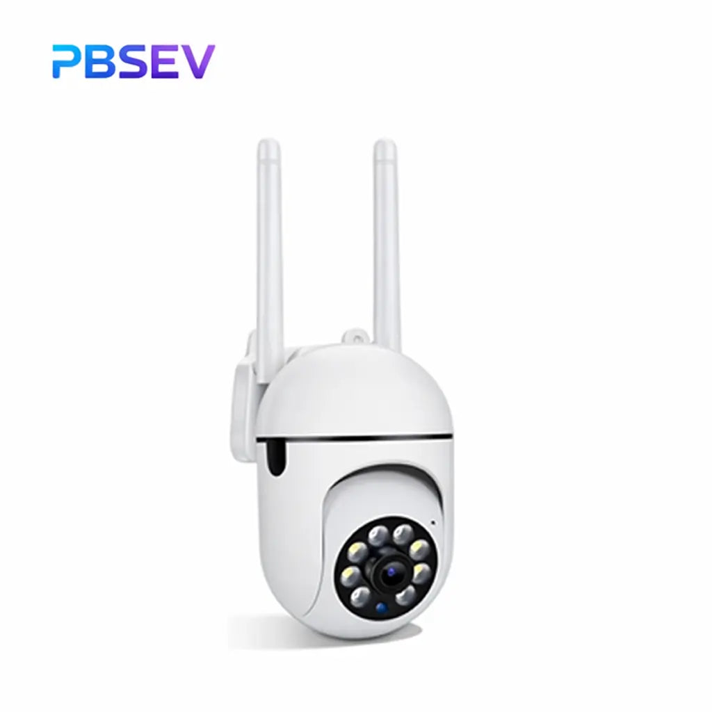 PBSEV Cameras for Home, 1080P Pan Tilt Panoramic HD Surveillance Camera, AI Human Detection, Color Night Vision, Crisp Two-Way Audio, Bluetooth & Wi-Fi Connection, Equipped with 9.9FT Long Power Cable, 24/7 Continuous Recording for Home, Pet Monitoring